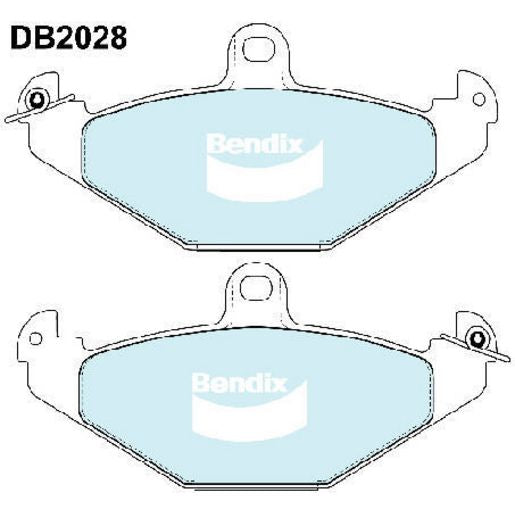 Bendix Heavy Duty Brake Pad Set Rear DB2028 HD