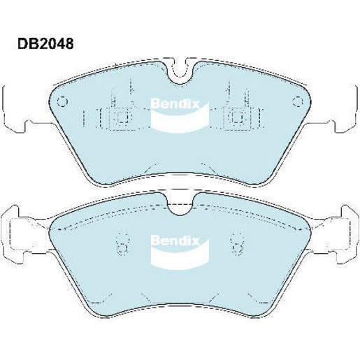 Bendix Heavy Duty Brake Pad Set Front DB2048 HD