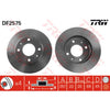 TRW Brake Rotor Single 257mm Front DF2575S