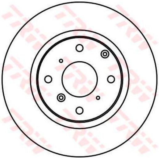 TRW Brake Rotor 282mm Front DF2573S