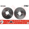 TRW Brake Rotor Single 240mm Rear DF4365S