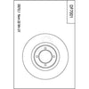 TRW Brake Rotor 272.1mm Front DF7001S