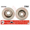 TRW Brake Rotor Single Rear DF4784S