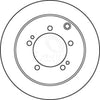 TRW Brake Rotor Rear DF4845S