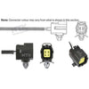 NTK Oxygen Sensor 4 Wire 260Mm Cable OZA253-F25