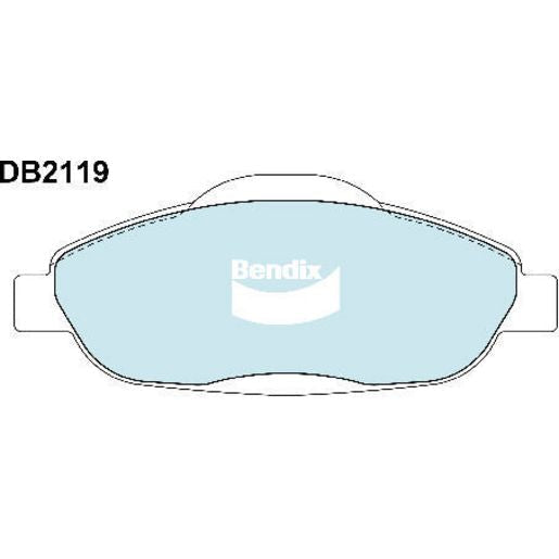 Bendix Brake Pad Set - Heavy Duty DB2119HD