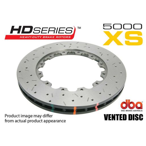 DBA HD 5000 Drilled Slotted Replacement Brake Rotor