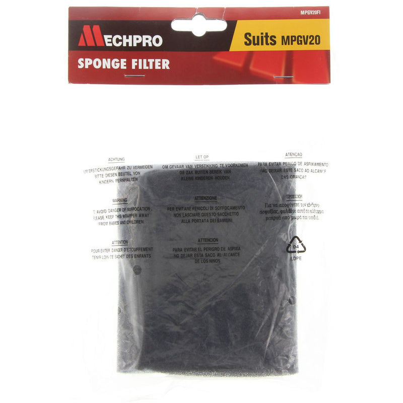 Mechpro Sponge Filter MPGV20FI