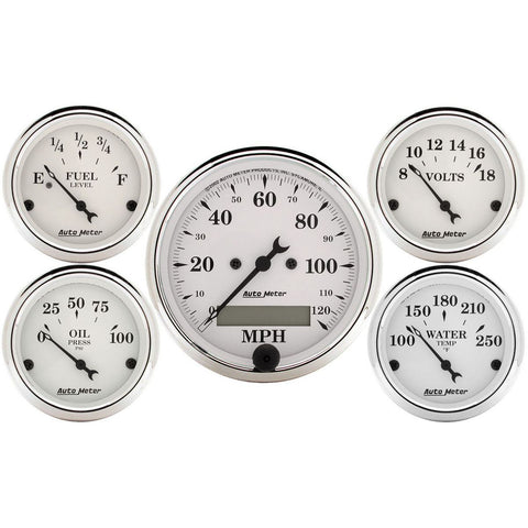 Autometer Old Tyme 5 Piece Gauge Kit AU1602