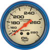 Autometer Ultra Nite 2-5/8in Oil Temp Gauge 140-280F