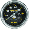 Autometer Carbon Fiber 2-1/16in Boost Gauge 0-35PSI