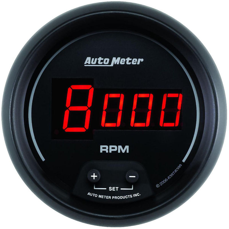 Autometer Sport-Comp Digital 3-3/8in Tacho Gauge
