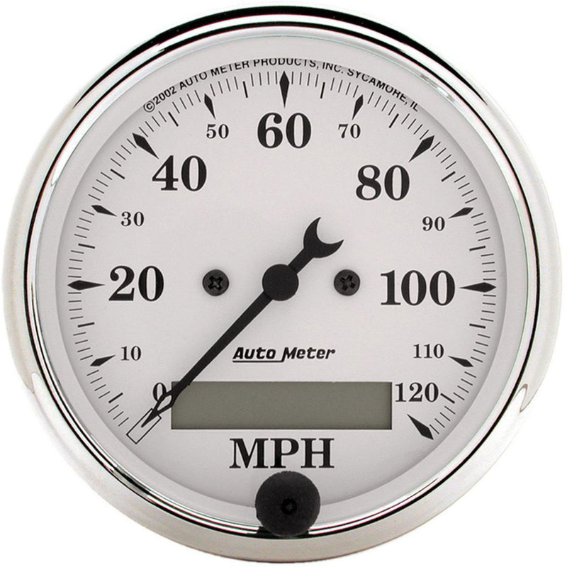 Autometer Old Tyme 3-1/8in Speedometer 120MPH AU1688
