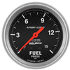Autometer Sport-Comp 2-5/8in Fuel Pressure Gauge 0-15 PSI