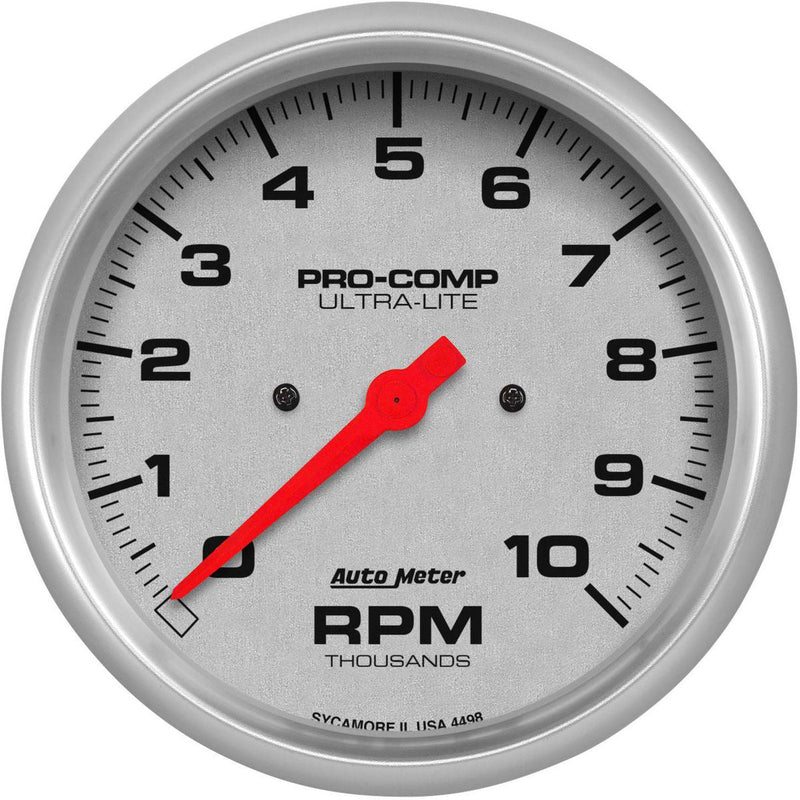 Autometer Ultra-Lite 5in Tacho Gauge 10,000rpm In Dash