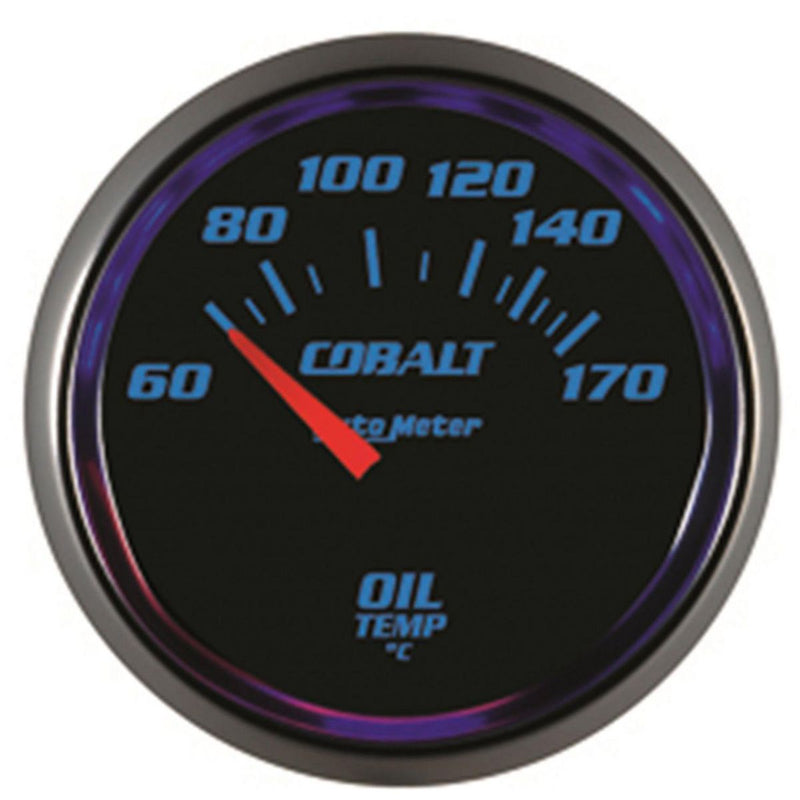 Autometer Cobalt 2-1/16in Oil Temp Gauge 60-150C Short