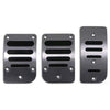 Saas Pedal Pad Kit Manual - Aluminium Black Slots 23123BM
