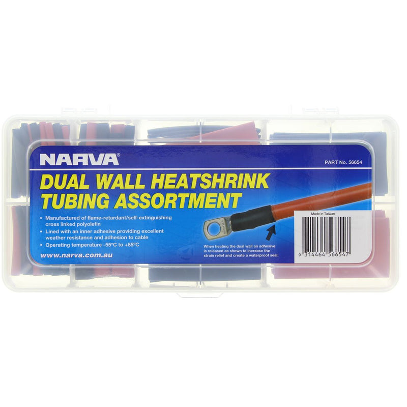 Narva Heatshrink Assortment Dual Wall (105Pk) 56654