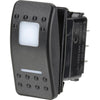 Narva Switch Momentary Rocker Illuminated 12/24V Red On