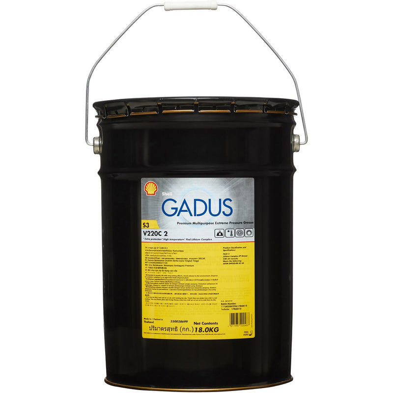 Shell Lubricants Gadus S3 V220C 2 Grease 18kg 300011648