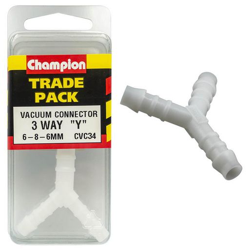 Champion Fasteners Hose Fitting Reducing Y Piece 6 - 8 -