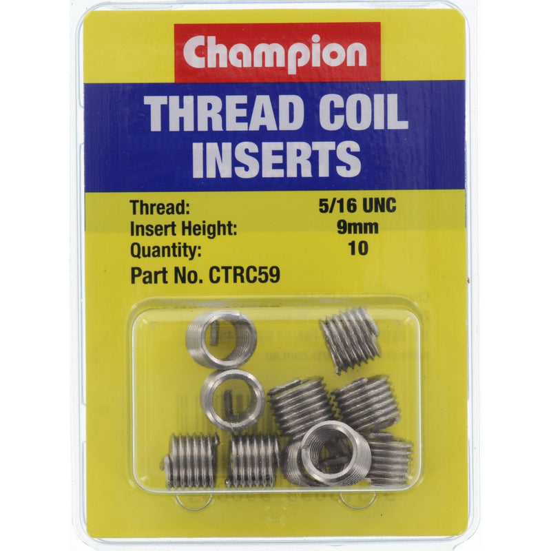 Champion Fasteners Thread Insert Refills 5/16 Unc X 9mm