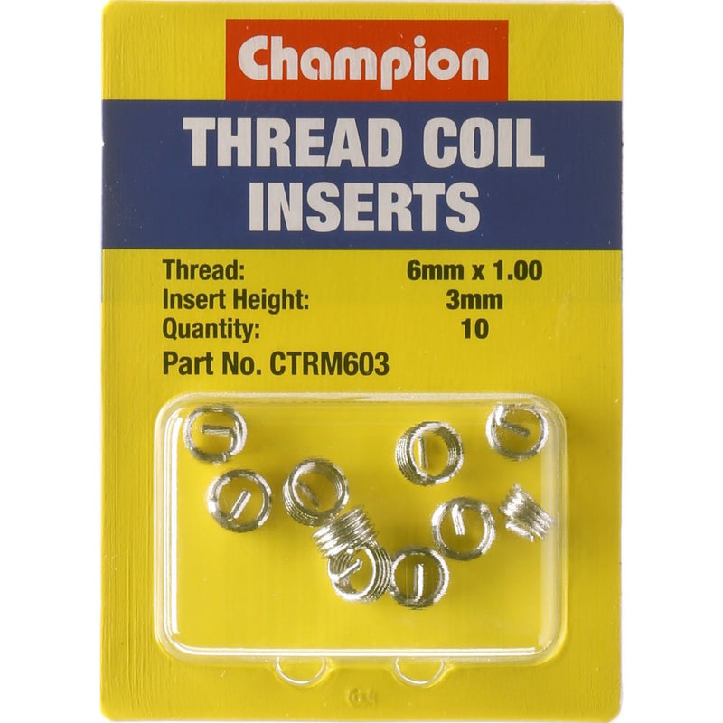 Champion Fasteners Thread Insert Refills M6 X 1.00 X 3mm