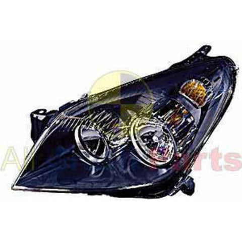 APG All Crash Black Head Lamp Passenger Side Certified