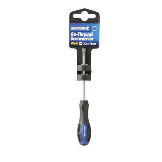 Kincrome Go-Through Blade Screwdriver 75 X 3.2Mm 32102