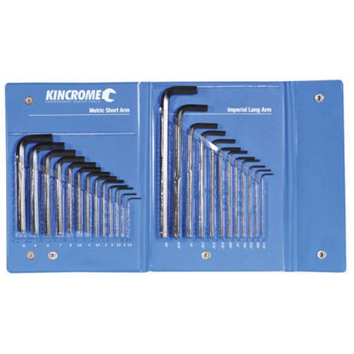 Kincrome Hex Key Set Loose 25Pc HKW25