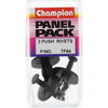 Champion Fasteners Push Rivet Black Len: 18mm Hole: 10mm