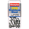 Champion Fasteners Machine Screw & Nut Pan Phillips