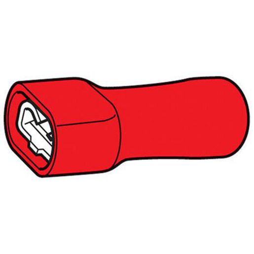 Hella Crimp Terminal Female Blade Red Terminal Entry