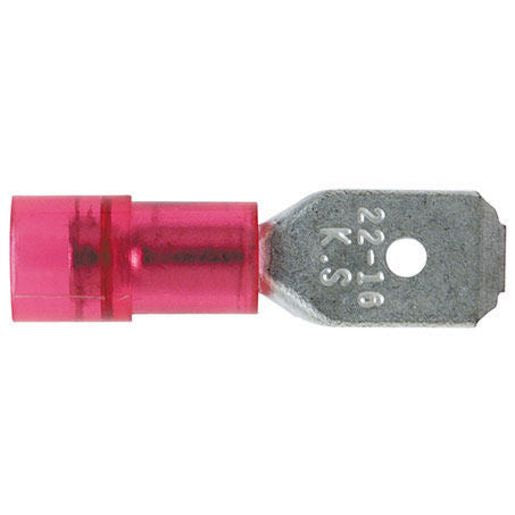 Hella Male Blade Terminal 3mm Red 100 Pack 8509