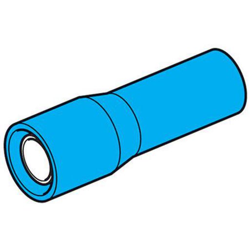 Hella Crimp Terminal Female Bullet Blue Terminal Entry