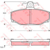 TRW Cotec Brake Pad Set Front GDB442