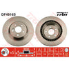 TRW Brake Rotor Rear DF4916S
