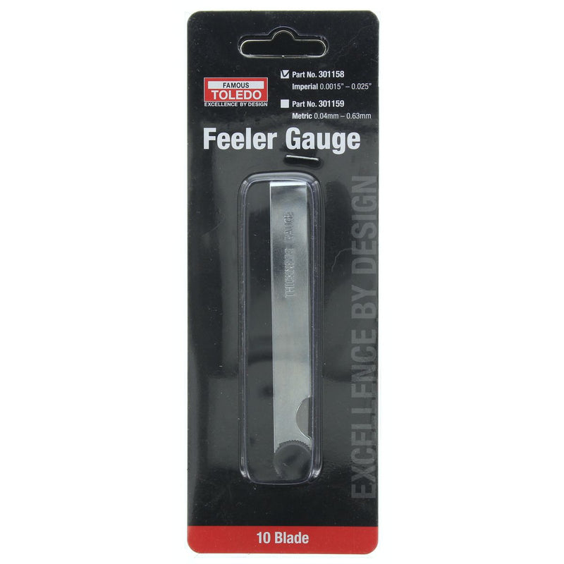 Toledo Feeler Gauge 10 Blade Metric 301159