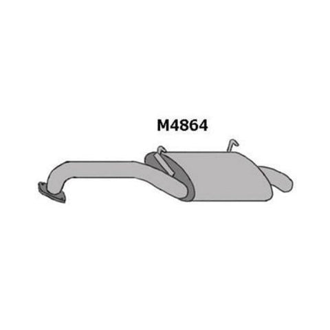 Redback Exhaust Muffler M4864