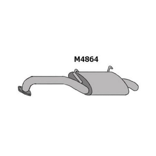 Redback Exhaust Muffler M4864
