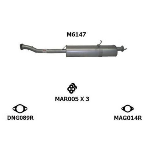 Redback Exhaust Muffler M6147