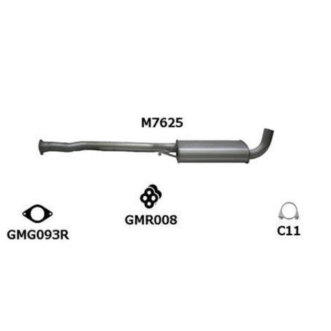 Redback Exhaust Muffler M7625