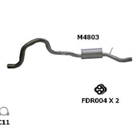 Redback Exhaust Muffler M4803