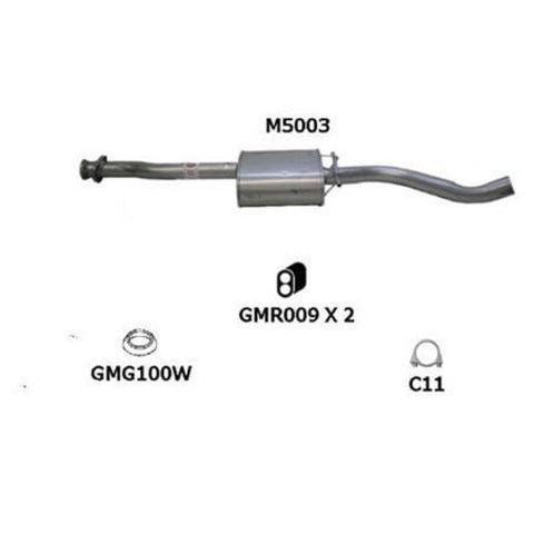 Redback Exhaust Muffler M5003