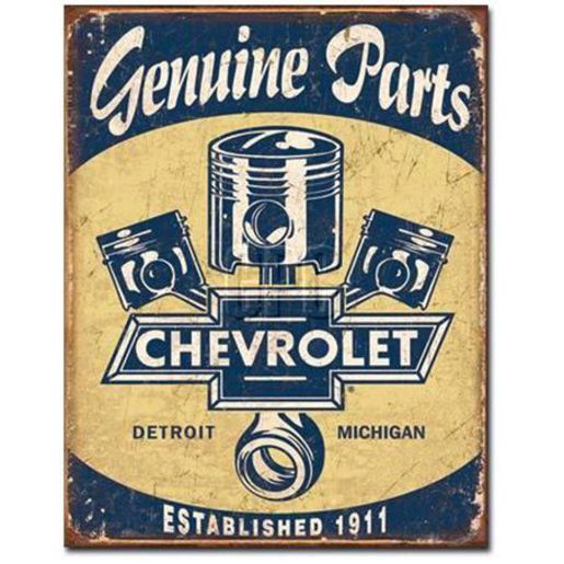 Chevrolet Genuine Parts Metal Sign (32x41cm) MSI1722