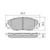 RDA GP Max Brake Pad Set Front RDB1932