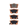 RDA GP Max Brake Pad Set Rear RDB437