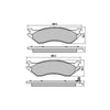 RDA GP Max Brake Pad Set Front RDB1956