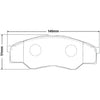 RDA GP Max Brake Pad Set Front RDB1985