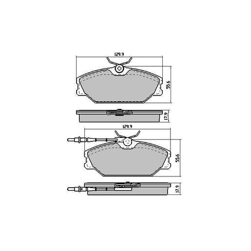 RDA GP Max Brake Pad Set Front RDB1942